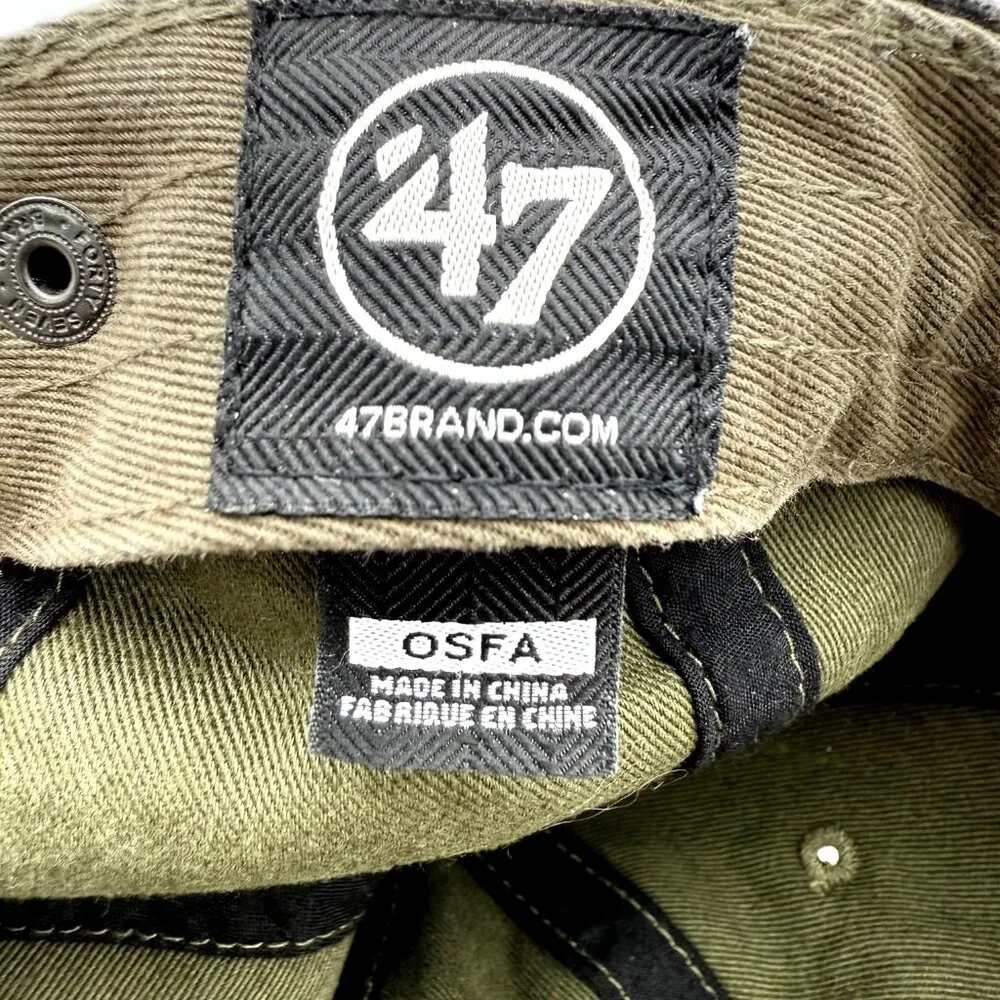 ’47 Camo Spartan Patch Cap Operation Hat Trick Adjustable Snap Military Veteran - Picture 9 of 12